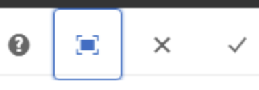 Textkomponente Detailansicht Vollbild-Symbol für die Vollbildansicht in den Bedienelementen der Komponente